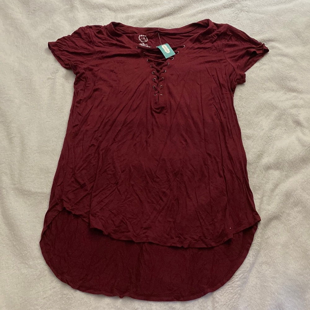 Brand New From Maurice’s; Maroon Women’s Top; size: XXL